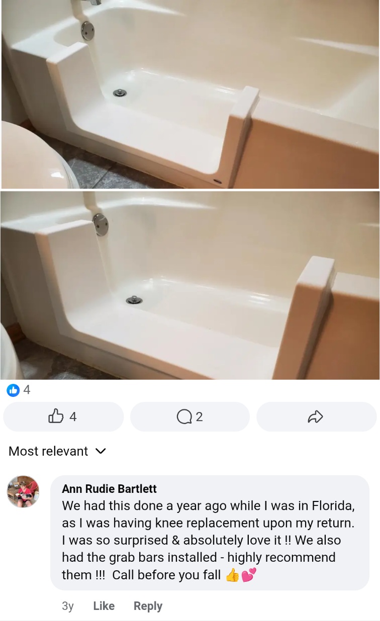 Customer Facebook post screenshot 1