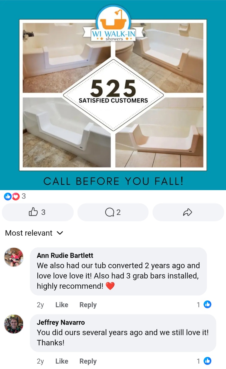 Customer Facebook post screenshot 2